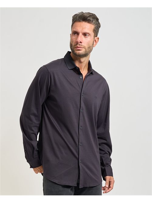 Men's Armani Exchange cotton shirt with logo ARMANI EXCHANGE | XM001370-AF10364UB101